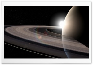 Saturn Rings Ultra HD Wallpaper for 4K UHD Widescreen desktop, tablet & smartphone