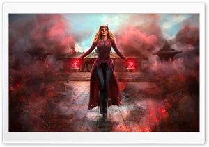 Scarlet Witch Chaos Magic Ultra HD Wallpaper for 4K UHD Widescreen desktop, tablet & smartphone