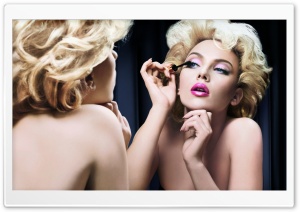 Scarlett Johansson Makeup Ultra HD Wallpaper for 4K UHD Widescreen desktop, tablet & smartphone
