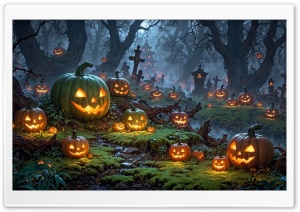 Scary Halloween Background 4K UHD Wallpaper for Widescreen and UltraWide Desktop, UltraHD TV, Smartphone, Tablet