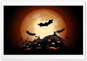 Scary Halloween Pumpkins Ultra HD Wallpaper for 4K UHD Widescreen desktop, tablet & smartphone