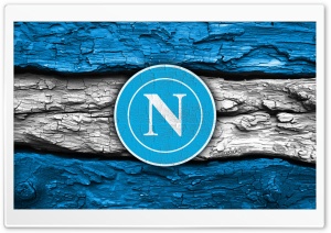 SCC Napoli Wooden Logo 4K UHD Wallpaper for Widescreen and UltraWide Desktop, UltraHD TV, Smartphone, Tablet