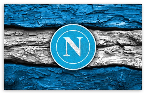 SCC Napoli Wooden Logo UltraHD Wallpaper for Widescreen 16:10 ;