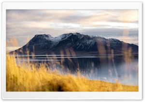Scenery, Landscape, Lake, Mountain, Grass 4K UHD Wallpaper for Widescreen and UltraWide Desktop, UltraHD TV, Smartphone, Tablet