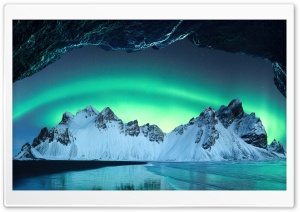 Scenic Aurora View 4K UHD Wallpaper for Widescreen and UltraWide Desktop, UltraHD TV, Smartphone, Tablet