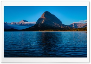 Scenic View of Grinnell Point at Many Glacier, Montana 4K UHD Wallpaper for Widescreen and UltraWide Desktop, UltraHD TV, Smartphone, Tablet