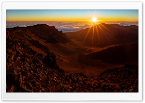 Scenic Viewpoint, Sunrise, Haleakala, Volcano, Hawaii, Maui 4K UHD Wallpaper for Widescreen and UltraWide Desktop, UltraHD TV, Smartphone, Tablet