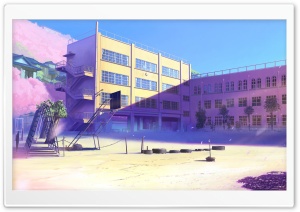 Schoolyard Manga Ultra HD Wallpaper for 4K UHD Widescreen desktop, tablet & smartphone