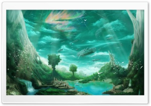 Science Fiction Paradise Ultra HD Wallpaper for 4K UHD Widescreen desktop, tablet & smartphone