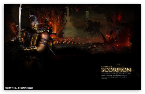 Scorpion - Mortal Kombat 9 UltraHD Wallpaper for Wide 16:10 Widescreen WHXGA WQXGA WUXGA WXGA ;
