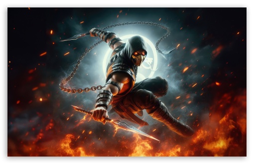 Scorpion, Mortal Kombat Video Game UltraHD Wallpaper for UHD 16:9 ; HD 16:9 ; UltraWide 21:9 24:10 32:9 32:10 ; Widescreen 16:10 5:3 ; Fullscreen 4:3 5:4 3:2 ; Tablet 1:1 ; Mobile 9:16 9:19.5 9:20 10:16 2:3 3:5 3:4 ; Dual 16:10 5:3 16:9 4:3 5:4 3:2 ;