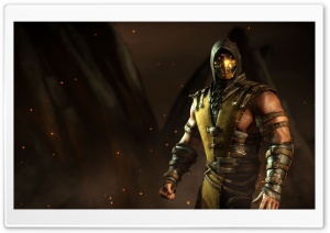 Scorpion, Mortal Kombat X Ultra HD Wallpaper for 4K UHD Widescreen desktop, tablet & smartphone