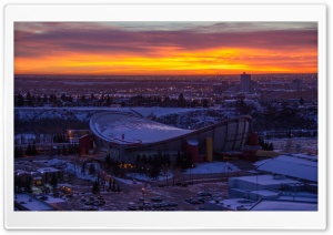 Scotiabank Saddledome, Calgary, Alberta, Canada Ultra HD Wallpaper for 4K UHD Widescreen desktop, tablet & smartphone