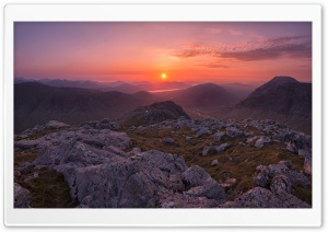 Scotland Highland Sunset Ultra HD Wallpaper for 4K UHD Widescreen desktop, tablet & smartphone