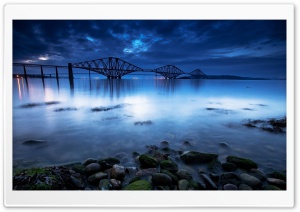 Scotland The Forth Bridge Landscape Ultra HD Wallpaper for 4K UHD Widescreen desktop, tablet & smartphone