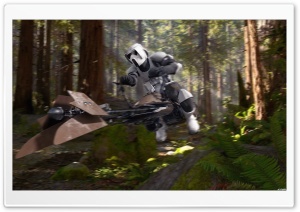 Scout Trooper Speederbike Endor Ultra HD Wallpaper for 4K UHD Widescreen desktop, tablet & smartphone