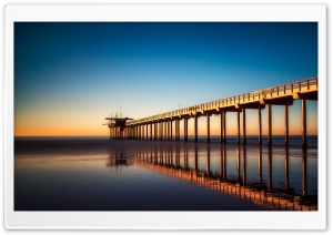 Scripps Pier Ultra HD Wallpaper for 4K UHD Widescreen desktop, tablet & smartphone