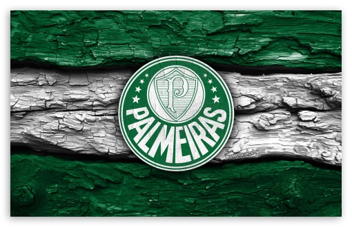 SE Palmeiras Wooden Logo UltraHD Wallpaper for Widescreen 16:10 ;