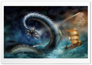 Sea Dragon Ultra HD Wallpaper for 4K UHD Widescreen desktop, tablet & smartphone