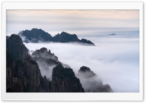 Sea of clouds over Huangshan Mountain Ultra HD Wallpaper for 4K UHD Widescreen desktop, tablet & smartphone