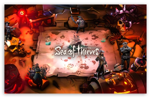 Sea Of Thieves - Pirates UltraHD Wallpaper for HD 16:9 ; UltraWide 21:9 24:10 ; Widescreen 16:10 5:3 ; Fullscreen 4:3 5:4 3:2 ;