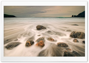 Sea Rushing Over Rocks Ultra HD Wallpaper for 4K UHD Widescreen desktop, tablet & smartphone