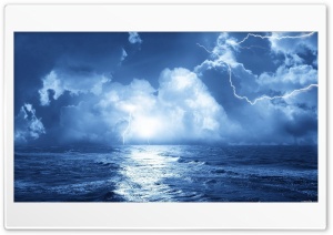 Sea Storm 4K UHD Wallpaper for Widescreen and UltraWide Desktop, UltraHD TV, Smartphone, Tablet