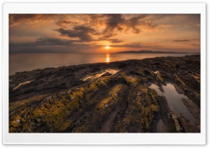 Sea Sunset Ultra HD Wallpaper for 4K UHD Widescreen desktop, tablet & smartphone