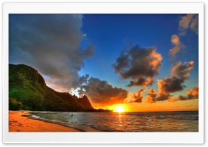 Seaside Sunrise Ultra HD Wallpaper for 4K UHD Widescreen desktop, tablet & smartphone