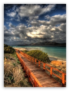 Seaside View UltraHD Wallpaper for Mobile 3:4 ;