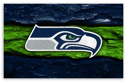 Seattle Seahawks Wooden Logo UltraHD Wallpaper for Widescreen 16:10 ;