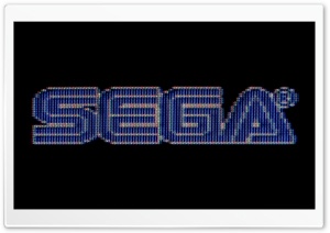 SEGA Retro Logo Ultra HD Wallpaper for 4K UHD Widescreen Desktop, Lockscreen, Screensaver, TV, Tablet, Smartphone