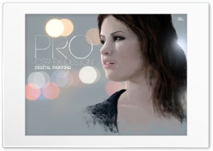 Selena Digital Painting - Cs9 FX Design Ultra HD Wallpaper for 4K UHD Widescreen desktop, tablet & smartphone