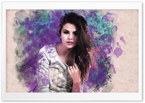 Selena Gomez Colorful Ultra HD Wallpaper for 4K UHD Widescreen desktop, tablet & smartphone