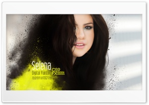 Selena Realism Digital Painting - CS9 Fx Design Ultra HD Wallpaper for 4K UHD Widescreen desktop, tablet & smartphone