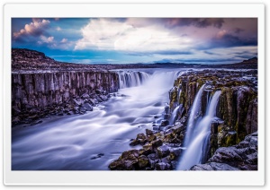 Selfoss Waterfall, Iceland Ultra HD Wallpaper for 4K UHD Widescreen desktop, tablet & smartphone