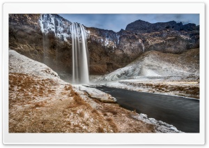 Seljalandsfoss Waterfall, Iceland Ultra HD Wallpaper for 4K UHD Widescreen desktop, tablet & smartphone