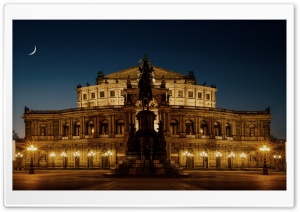 Semperoper Opera House Ultra HD Wallpaper for 4K UHD Widescreen desktop, tablet & smartphone