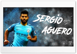 Sergio Aguero Manchester City Argentina 2016-17 Ultra HD Wallpaper for 4K UHD Widescreen desktop, tablet & smartphone