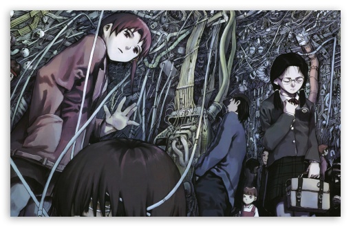Serial Experiments Lain anime series cyberpunk horror scifi drama 1sel  wallpaper  1920x1200  628792  WallpaperUP