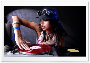 Sexy DJ Girl Ultra HD Wallpaper for 4K UHD Widescreen desktop, tablet & smartphone