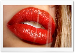 Sexy Red Lips Ultra HD Wallpaper for 4K UHD Widescreen desktop, tablet & smartphone