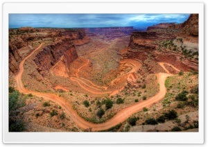 Shafer Trail - Canyonlands, Utah Ultra HD Wallpaper for 4K UHD Widescreen desktop, tablet & smartphone