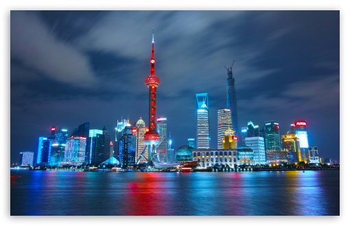 Shanghai, China, Night, Skyline UltraHD Wallpaper for UHD 16:9 ; HD 16:9 ; UltraWide 21:9 24:10 32:10 ; Widescreen 16:10 5:3 ; Fullscreen 4:3 5:4 3:2 ; Tablet 1:1 ; Mobile 9:16 9:19.5 9:20 9:21 9:22 10:16 2:3 3:5 3:4 ; Dual 16:10 5:3 4:3 5:4 3:2 ;