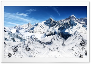 Sharp Mountain Peaks Ultra HD Wallpaper for 4K UHD Widescreen desktop, tablet & smartphone
