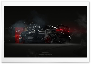Shatter Effect - 3D Design 2 Ultra HD Wallpaper for 4K UHD Widescreen desktop, tablet & smartphone