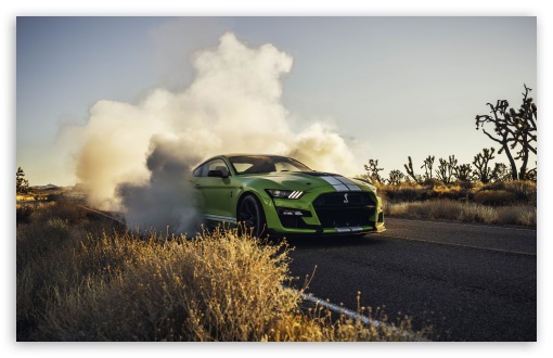 Shelby GT500SE Supercar Drifting with Tire Smoke UltraHD Wallpaper for UHD 16:9 ; HD 16:9 ; UltraWide 21:9 24:10 32:9 32:10 ; Widescreen 16:10 ; Tablet 1:1 ; Dual 16:10 16:9 ;