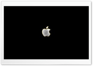 Shiny Apple Logo Ultra HD Wallpaper for 4K UHD Widescreen desktop, tablet & smartphone