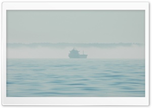 Ship in the Fog Ultra HD Wallpaper for 4K UHD Widescreen desktop, tablet & smartphone