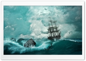 Shipwreck Ultra HD Wallpaper for 4K UHD Widescreen desktop, tablet & smartphone